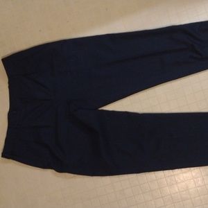Navy Savane 34x34 Pleated Dress Pants Good Condition